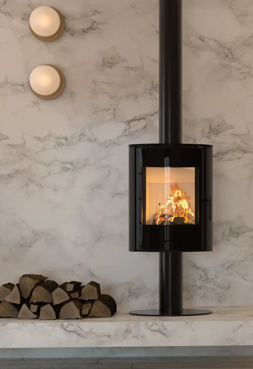 HITZE_ELLISSE kominek wolnostojący