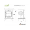 Piec żeliwny KAWMET P10 (6,8 kW) ECO