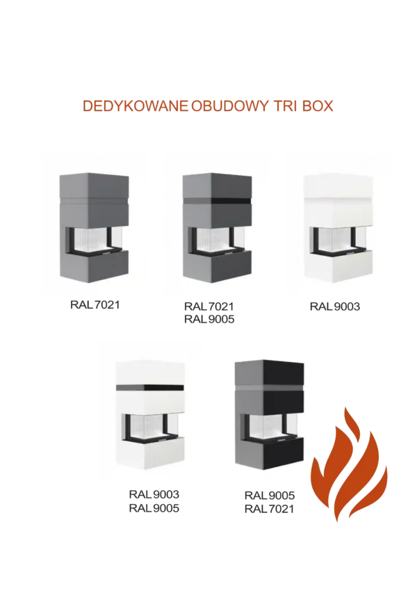OBUDOWA TRINITY BOX 80x35x53.G, OBUDOWA TRINITY BOX 54x80x53.G 