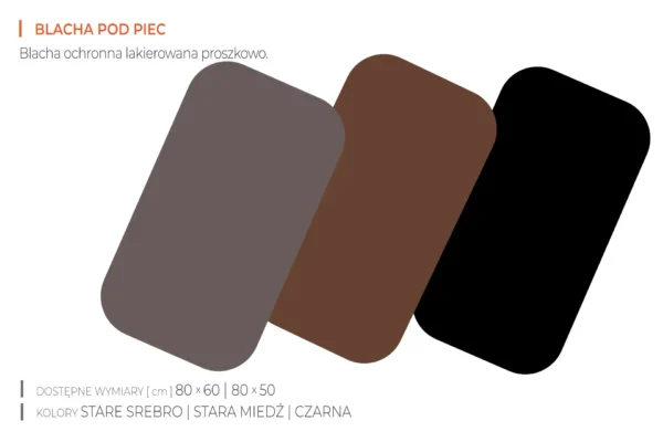 Blacha ochronna pod piec