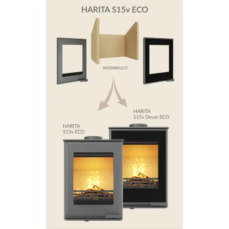 Piec wolnostojący HARITA S15v ECO