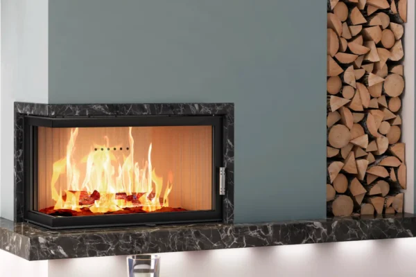 Wkład kominkowy Heatro 55L/55P, Wkład kominkowy Heatro 55LH/55PH to zaawansowany technologicznie kominek stalowy, który łączy nowoczesny design z funkcjonalnością.