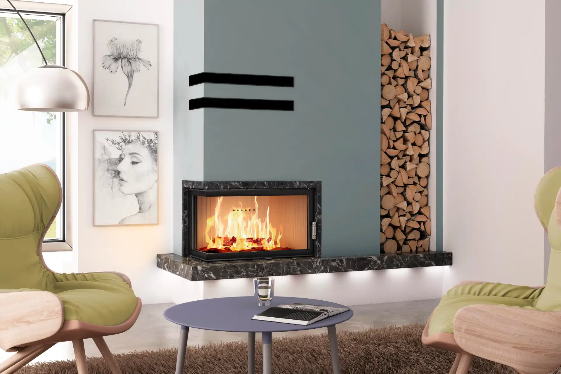 Wkład kominkowy Heatro 81L